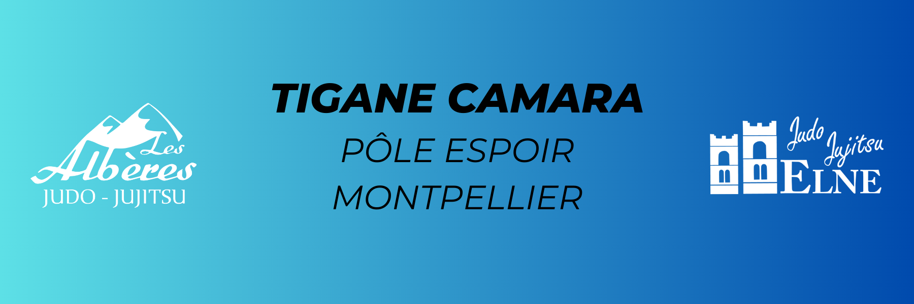 Bannière article Tigane Camara, judoka du Judo Club des Albères – Saint-André, en stage de reprise avec le Pôle Espoir de Montpellier à Valbonne 2025