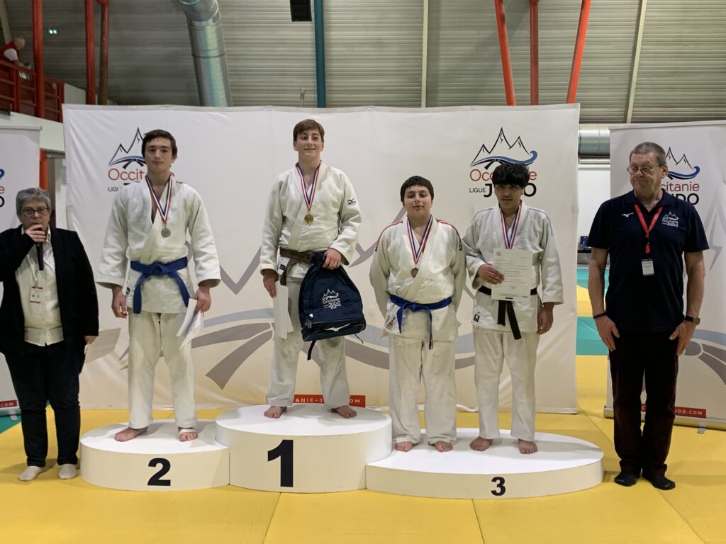 Nabil Nasibov médaille de bronze Coupe Occitanie Minimes judo