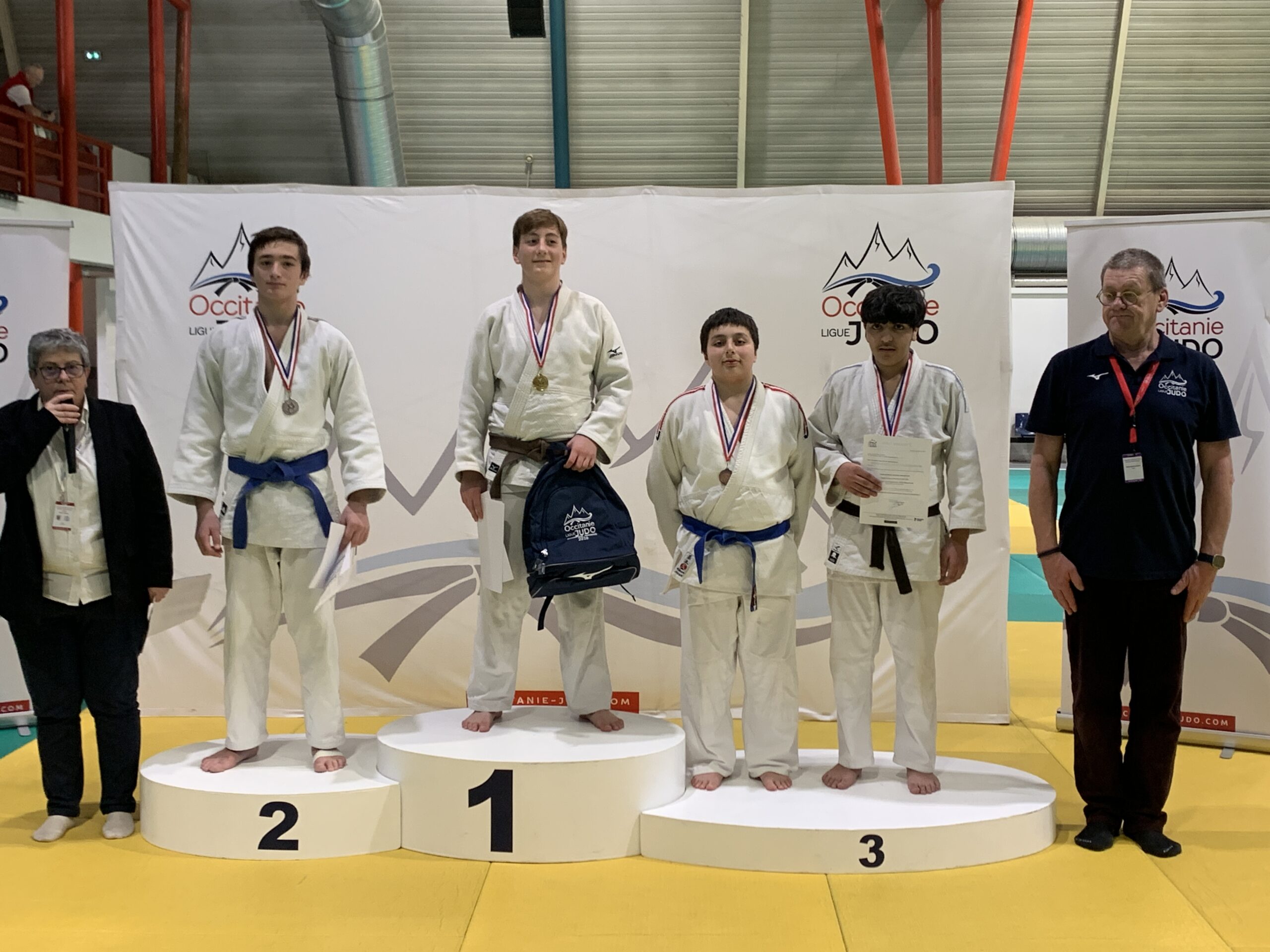 Nabil Nasibov médaille de bronze Coupe Occitanie Minimes judo