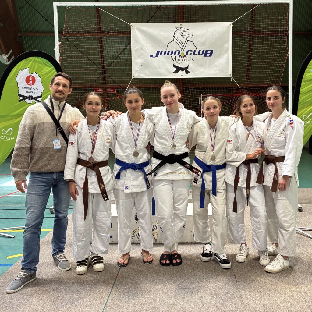 Judokas médaillés du JUDO Albères Illibéris à la zone Méditerranée cadets à Marvejols