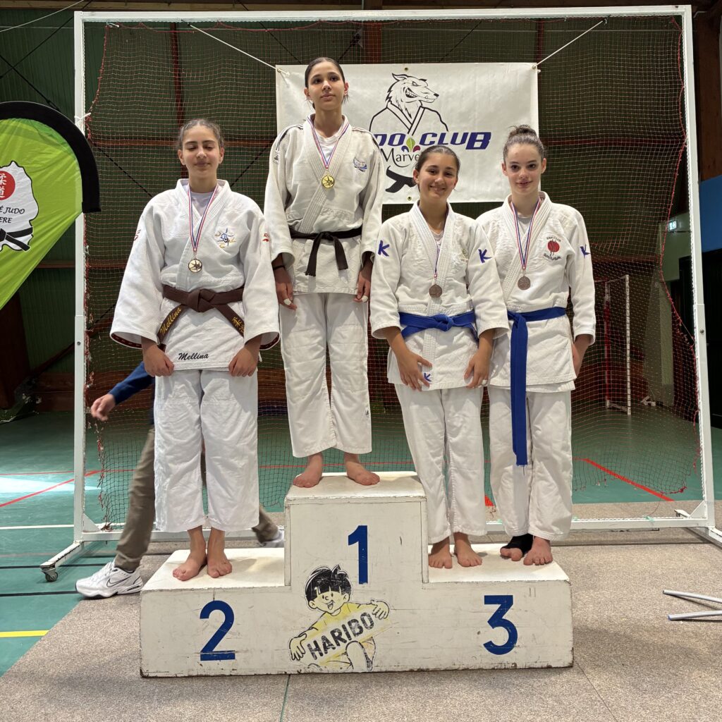 Angèle Mercury 3e en -57 kg à la zone Méditerranée cadettes à Marvejols
